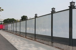 愛護(hù)建筑施工圍擋：讓每一個圍擋都成為風(fēng)景。